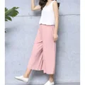 Pleated Culottes in Pink