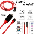 USB 3.1 Type-C to 4K HDMI HDTV Adapter Cable for Samsung Galaxy S8