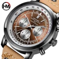 Japan movement men's pilot aviation chronograph Europe and the United States movement wish cross-border military watch s