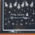 Christmas Bells Shops with Glass Self-adhesive Festive Decorative Wall Stickers