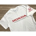 Honda Power of Dreams Gildan Premium Cotton Heatpress White T-Shirt