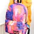 Fashion Unisex Stars Universe Space Printing School Bag