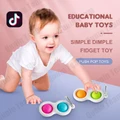 HOT Fat Brain Tiktok Fidget Toy educational toddler toys simple dimple baby silicone sensory toy UNIO