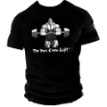 Mens Mma Gym Bodybuilding Motivation T-Shirt Best Workout Clothing Training Top