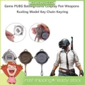 Game PUBG Battleground Pan Weapons Rusting Model Key Chain Keyring