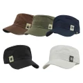 ?LK?Men's Fashion Adjustable Baseball Cap Star Pattern Flat Top Breathable Sports Hat