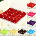 Polka dots 41cm x 41cm Chair Seat Pads With Cord For Patio Tatami Decoration