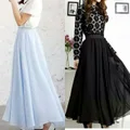 9 Colors Elegant Fairy Chiffon Maxi Skirts/Tube dress