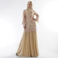 Baju Raya Kurung Peplum Kebaya MODERN Jubah Dress Muslimah With Hajib Set