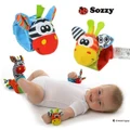 SYI-A Pair Sozzy Baby Infant Soft Toy Wrist Rattles Finders Developmental