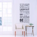 Stylish English Proverbs Pattern Removable PVC Wall Sticker Room Decal Art
