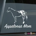 Appaloosa Mom Sticker Die Cut Vinyl Ver 2 Stock Horse Car decal