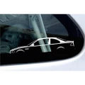 2x Car silhouette Stickers - based on M3 E46 Coupe