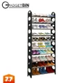 10 Tier Store up to 30 Pairs Stackable Shoe Rack