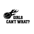Girls Can't What Basketball Sport Car Laptop Wall Sticker Car Sticker ( )