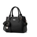 Ready Stock Women's Stylish Minimalist Hand Bag (Bow Pendant Bag Black)