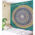 2017 New Square Printed Hippie Tapestry Beach Throw Mandala Towel Scarf