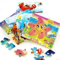 children's puzzle jigsaw educational toys 20 pieces of wood marine life