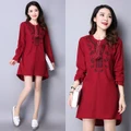 W7498 Stylish Dress Red