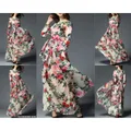 NJ Flower Printed Beautiful Dress with Waist String
