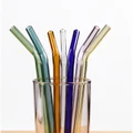 Reusable Straight Pyrex Glass Drinking Straw for Party