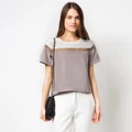 BNWT Colour Blocked Top with Mesh Insert