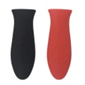 2 PCS Silicone Heat Resistance Scald-proof and Non-slip Pot Handle Cover