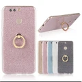Huawei Honor 6A case shimmering powder with ring holder soft cover