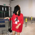 OTAKU Summer NormCorn 2018 Loose Chic Fashion Print Blouse Shirt #1402