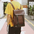 Korean men's bags retro fashion trend Backpack