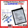 Zero Cycle 4100mAh Battery BL211 For Lenovo P780 with opening tools