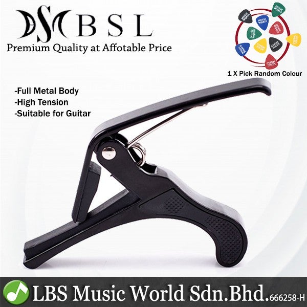 BSL Guitar Capo Metal Acoustic Guitar Capo Heavy Duty Guitar Capo Ukulele Electric Guitar