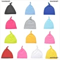 1PC Newborn Baby Boys Girls Beanie Knotted Cotton Hat Soft Cap Infant Toddle Hat