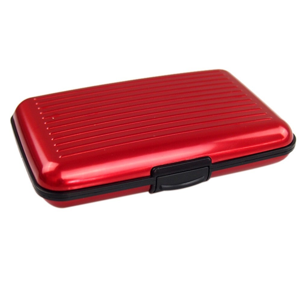 Metal Wallet Business Id Credit Card Case Holder Anti Rfid fine