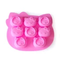 8Hello Kitty Head Silicone Chocolate Cookies Mould / 8???????????????????????