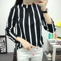 In the spring and Autumn period, new women's wear, Korean version, black and whi