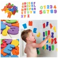 36pcs Baby Toddler A-Z 0-9 Foam Letters Numbers Floating Bath tub Stick Toy ly
