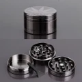 40mm 3 Layers Aluminium Herb Grinder Spice Crusher Hand Muller Gift Carbon