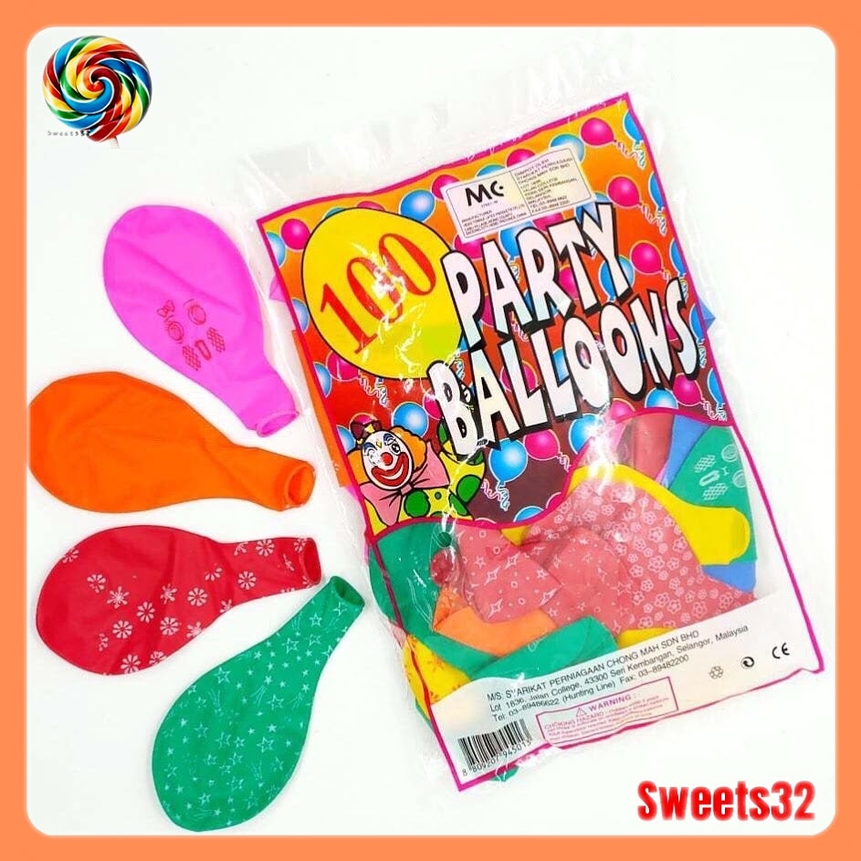 Party Balloon 50/100pcs birthday wedding fun party bag