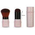 Portable Retractable Brush Marble Foundation Cosmetic Face Blusher Adjustable