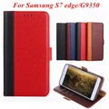 Wallet Samsung S7 edge Case Cover Flip Leather Stand Samsung G9350 Phone Case