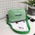 CQ?MALL New Letter Shoulder Bag Korean Patent charles bag