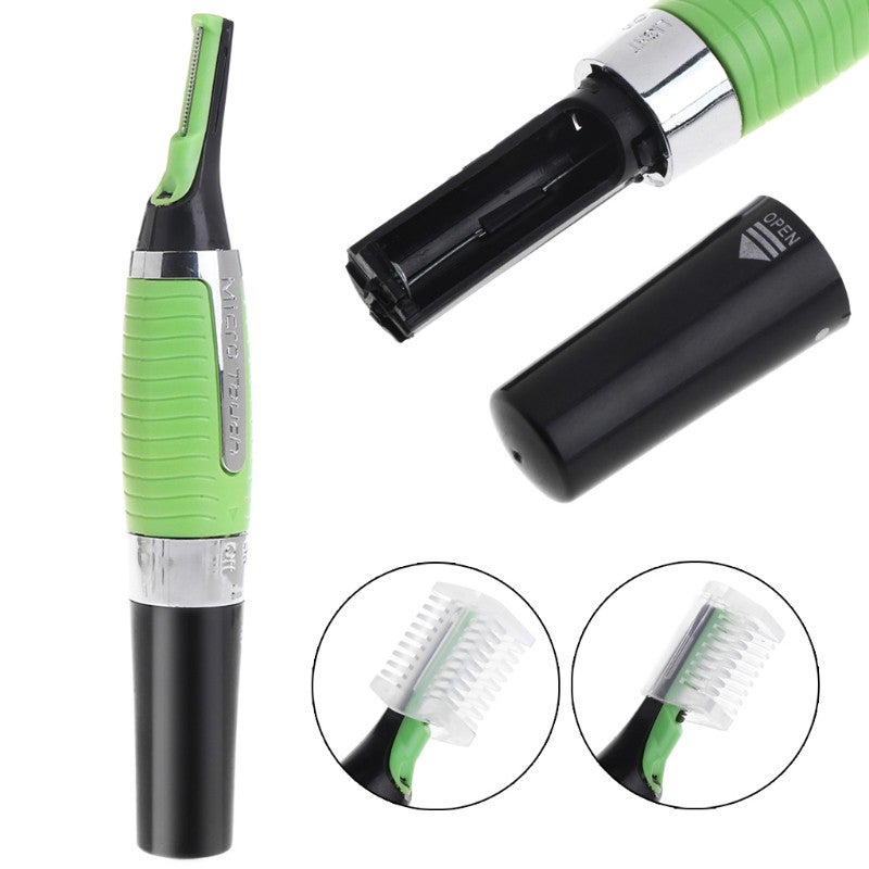 Nueva Precision Eyebrow Trimmer Shaver Personal Built-in LED Luz Cuidado Facial