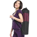 ??FMD Portable Yoga Nylon Bag Carrier Mesh Yoga Mat Bag