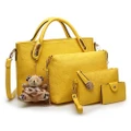 5 in 1 Casual Handbag B4 - Yellow