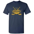 Smashville Hockey Basic Cotton T-Shirt Cotton Short Sleeve Men Tshirt Tee