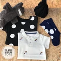 Baby / Kids fullmoon 100 days birthday gift set - Tops set