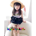 Polka Dot Cute Kid Dress (Black)