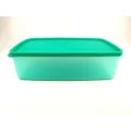 Tupperware Double Square Round Container 1.3 Litres Green