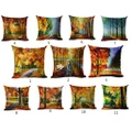 45 cm Oil Painting Cushion Covers Sofa Pillow Cover Cushion Case for Couch